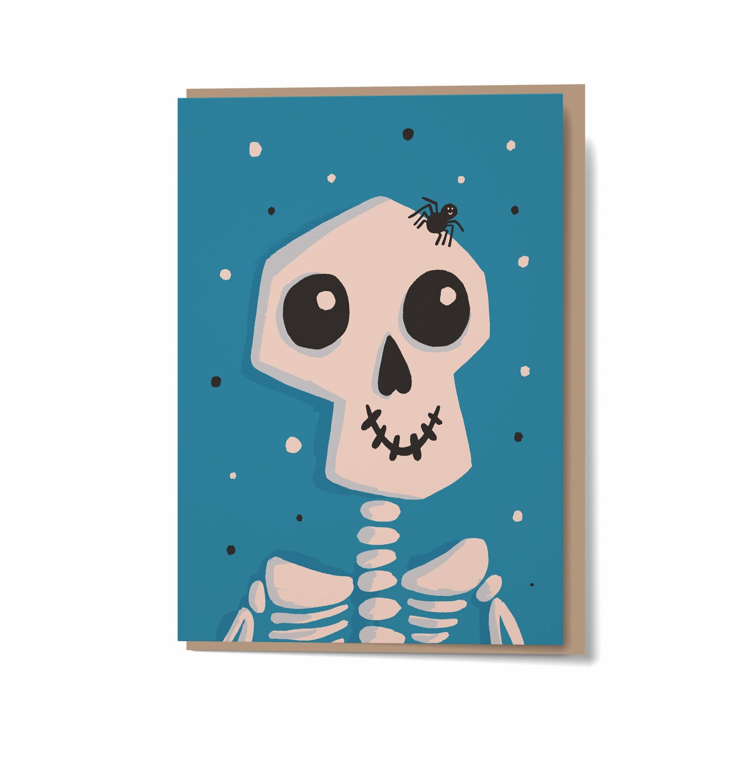 Happy Skeleton - Blue