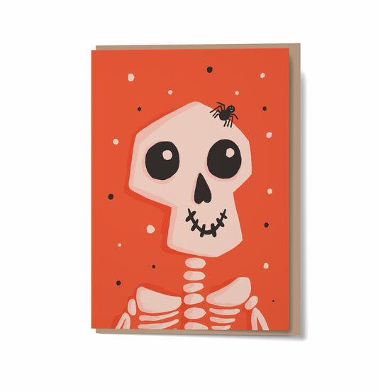 Happy Skeleton - Orange