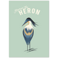 Herman the Heron Print